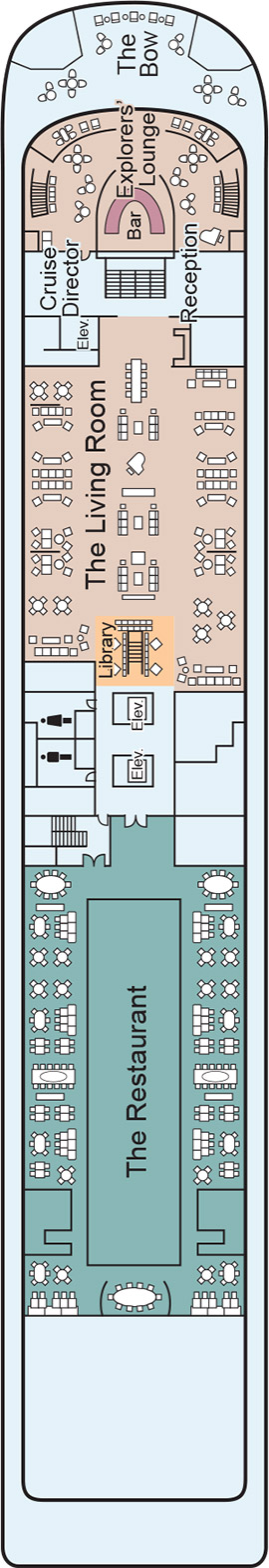 Viking Mississippi Deck 1 deck plan
