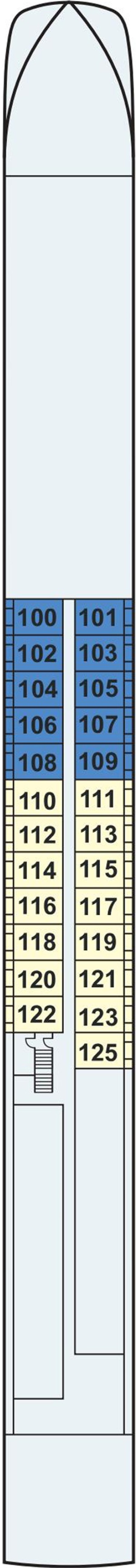 Viking Gymir Main Deck deck plan