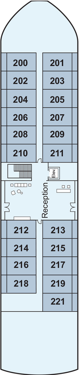 Viking Hathor Middle Deck deck plan