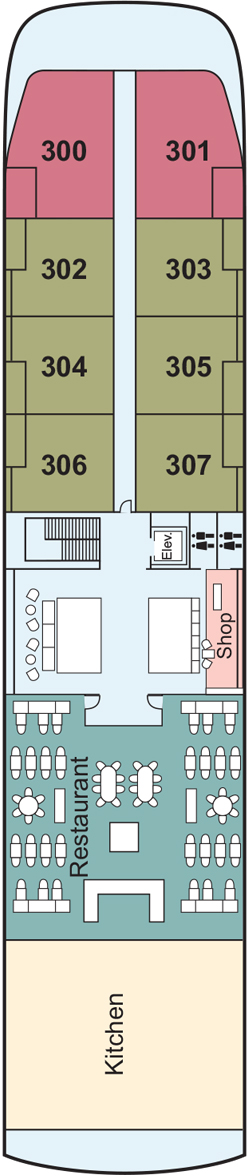 Viking Sobek Upper Deck deck plan