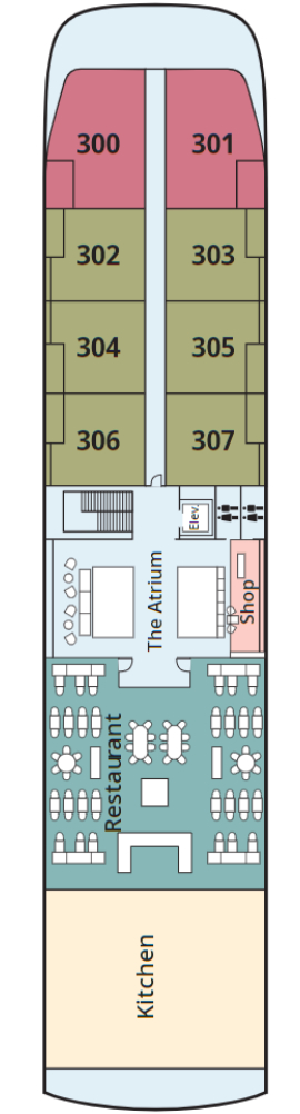 Viking Thoth Upper Deck deck plan