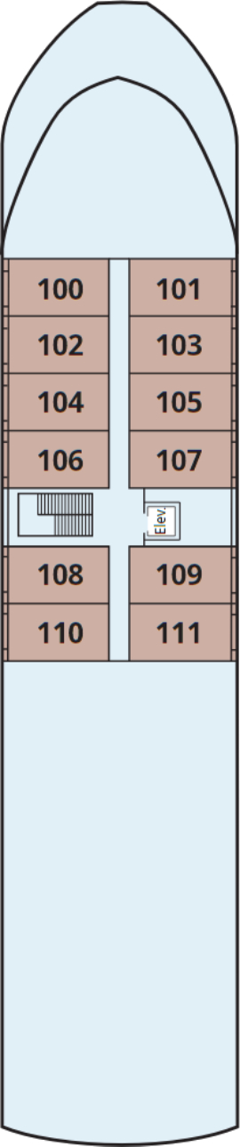Viking Sekhmet Main Deck deck plan