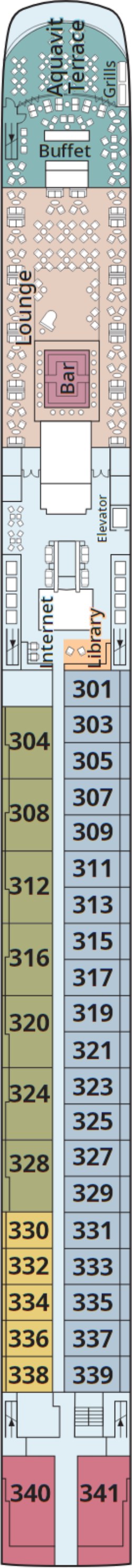 Viking Rota Upper Deck deck plan