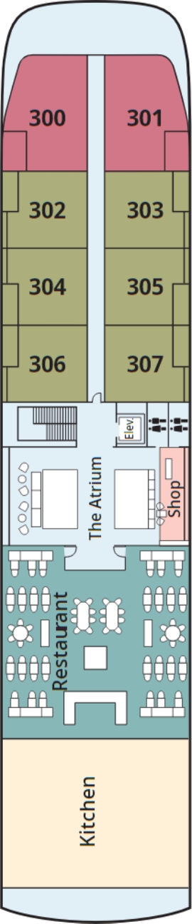 Viking Anubis Upper Deck deck plan