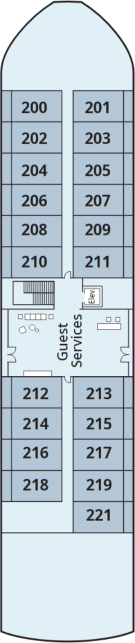 Viking Geb Middle Deck deck plan