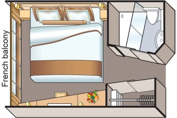 French Balcony Stateroom