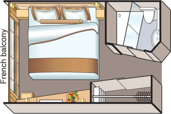 French Balcony Stateroom