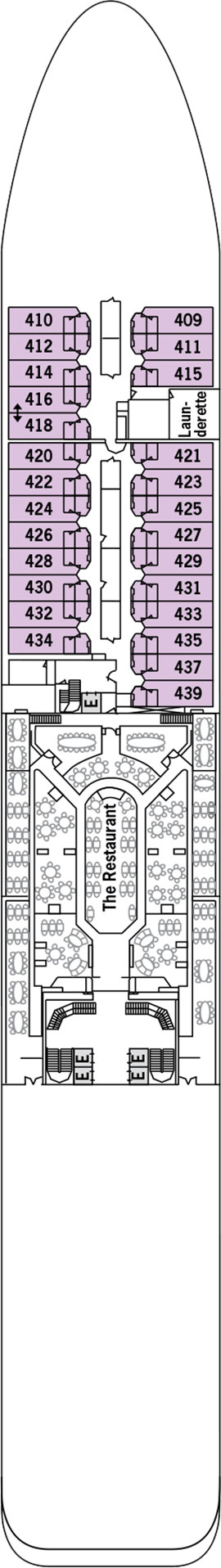 Silver Whisper Deck 4 deck plan