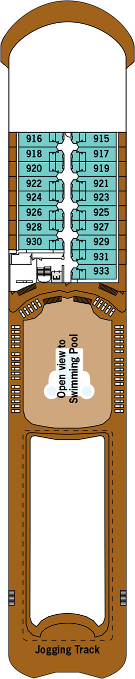 Silver Whisper Deck 9 deck plan