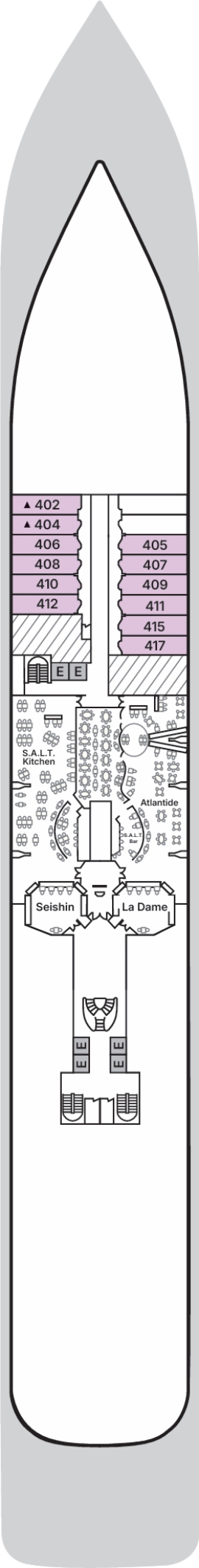 Silver Spirit Deck 4 deck plan