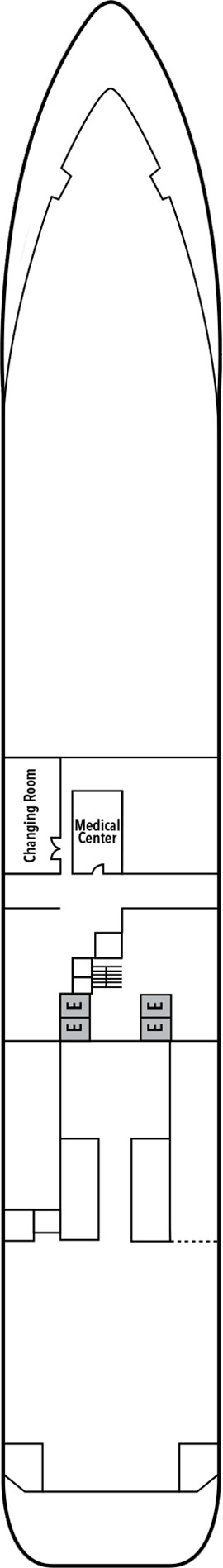 Silver Cloud Expedition Deck 3 deck plan