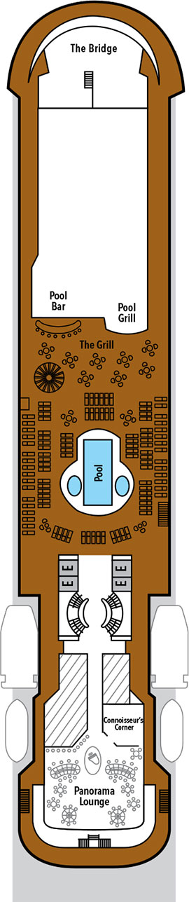 Silver Cloud Expedition Deck 8 deck plan