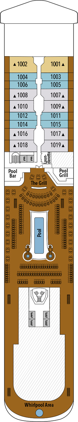 Silver Muse Deck 10 deck plan