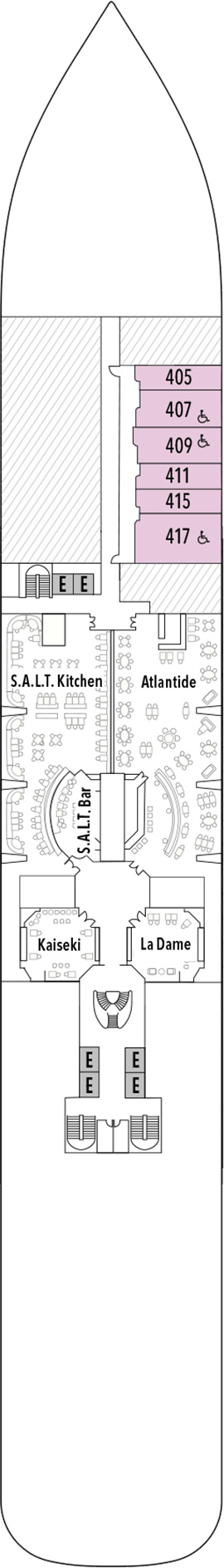 Silver Muse Deck 4 deck plan