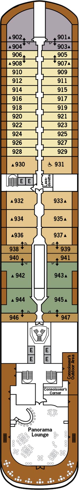 Silver Moon Deck 9 deck plan