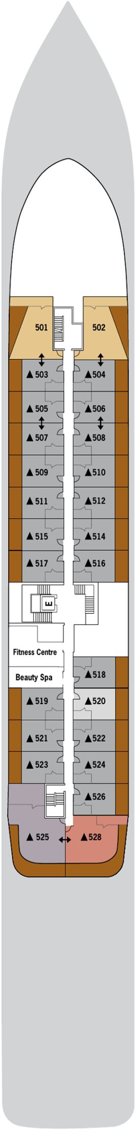 Silver Origin Deck 5 deck plan
