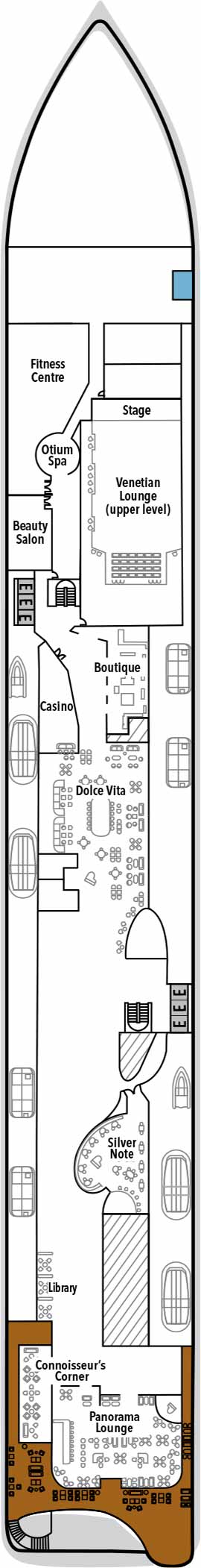 Silver Nova Deck 5 deck plan