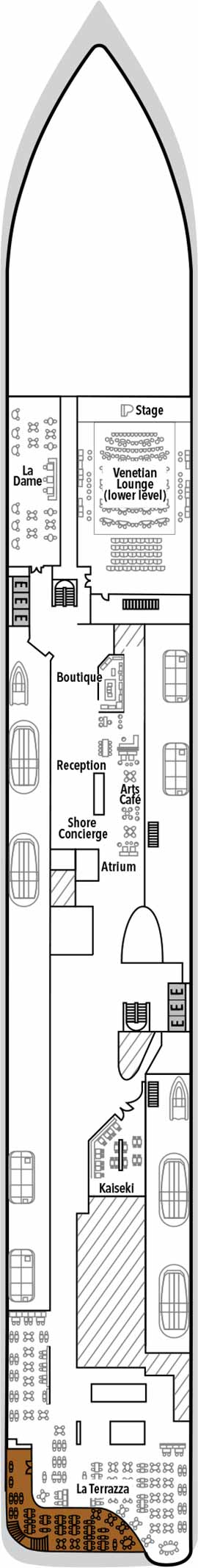 Silver Ray Deck 4 deck plan