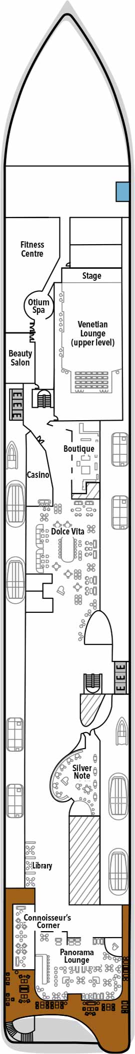 Silver Ray Deck 5 deck plan