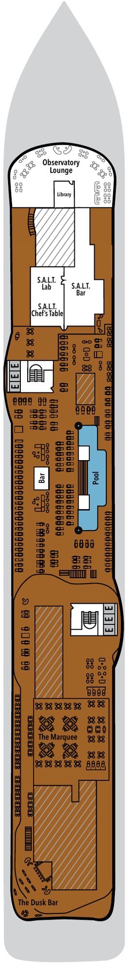 Silver Ray Deck 10 deck plan