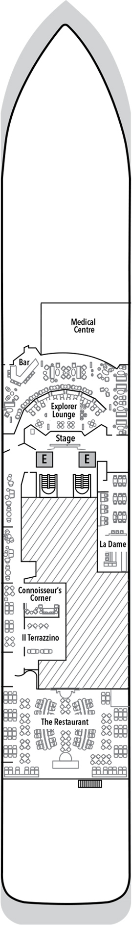Silver Endeavour Deck 4 deck plan