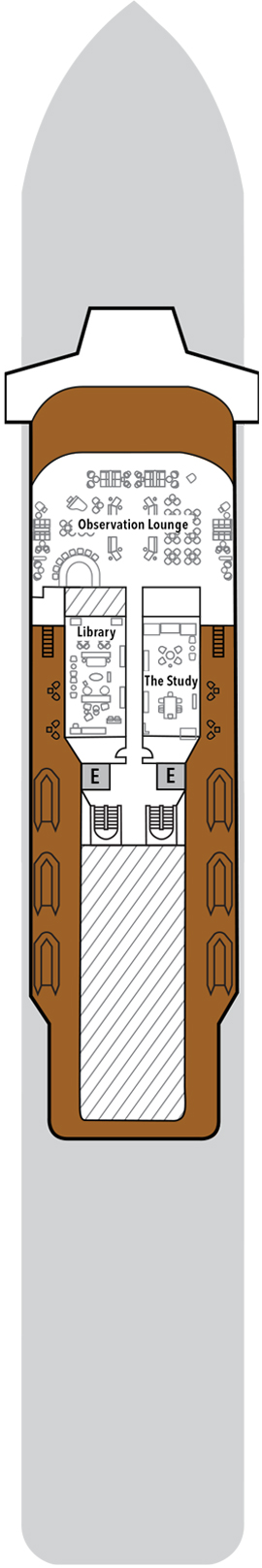 Silver Endeavour Deck 9 deck plan