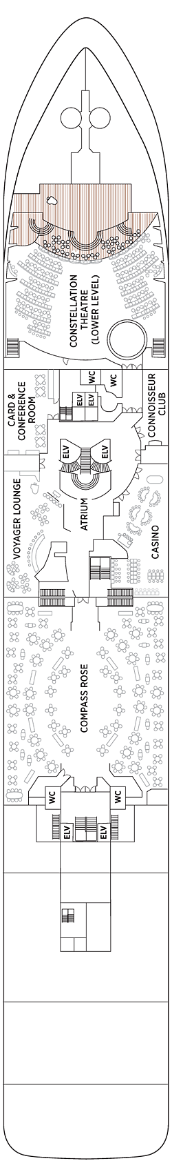 Seven Seas Voyager Deck 4 deck plan