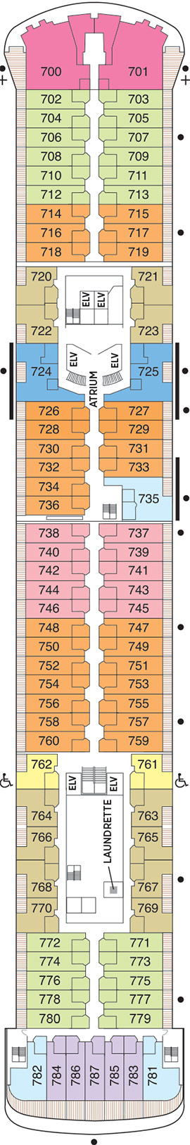Seven Seas Voyager Deck 7 deck plan