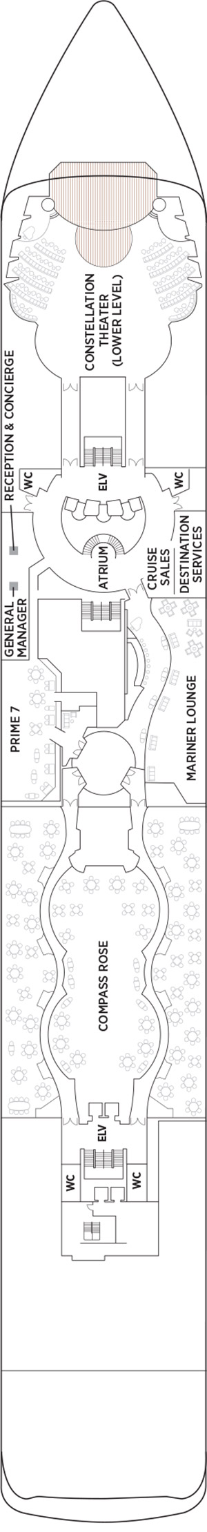 Seven Seas Mariner Deck 5 deck plan