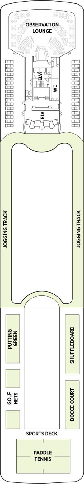 Seven Seas Mariner Deck 12 deck plan