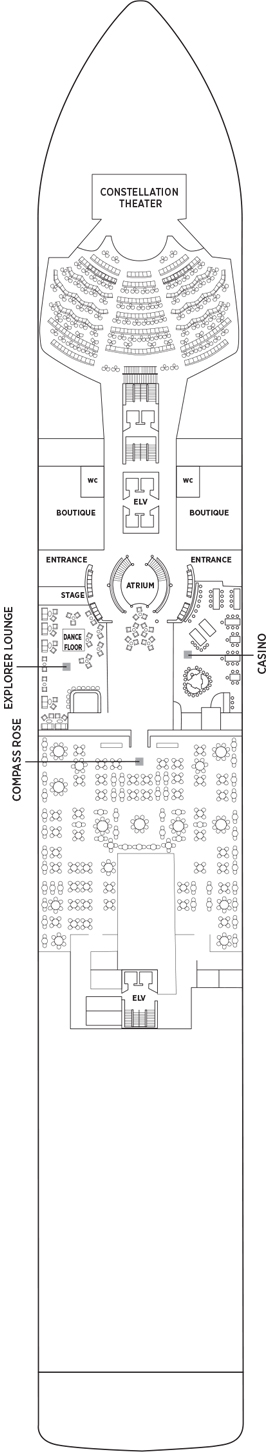 Seven Seas Explorer Deck 4 deck plan