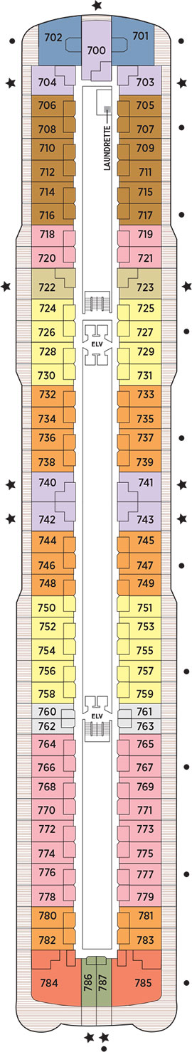 Seven Seas Explorer Deck 7 deck plan