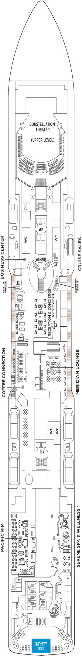 Seven Seas Splendor Deck 5 deck plan