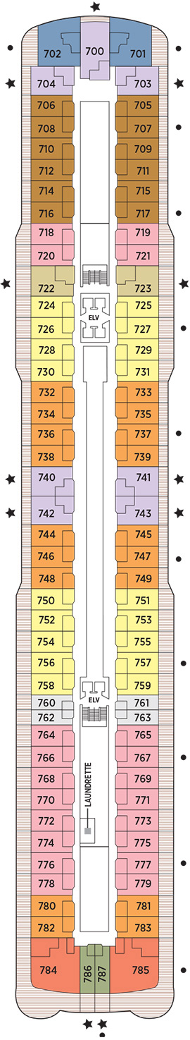 Seven Seas Grandeur Deck 7 deck plan