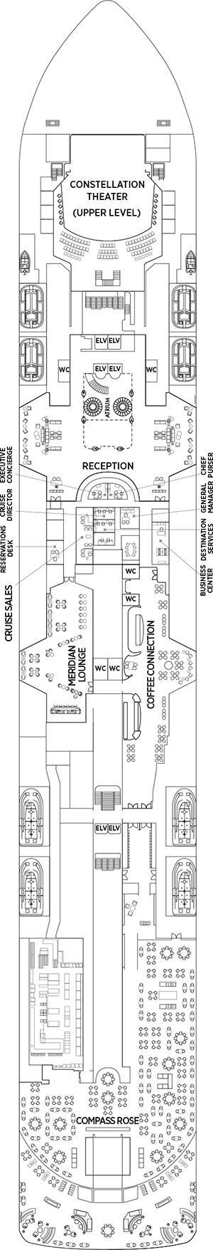 Seven Seas Prestige Deck 5 deck plan