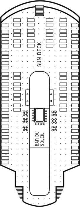 m/s Paul Gauguin Deck 9 deck plan