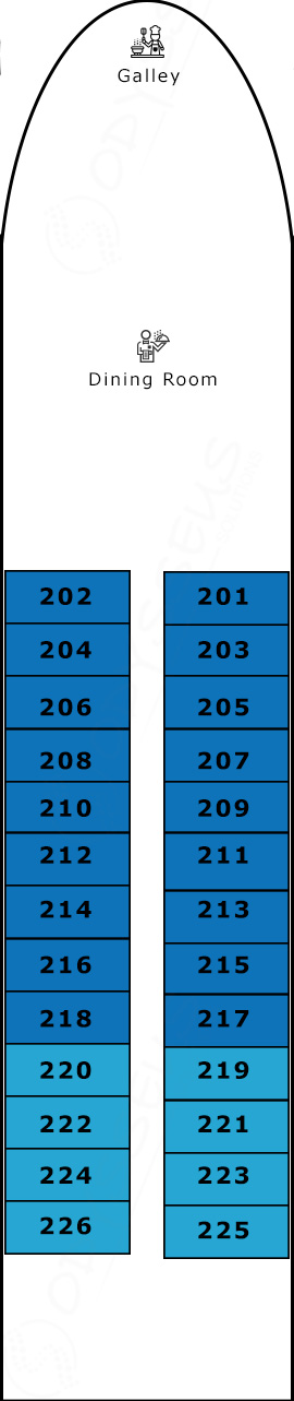 Avalon Imagery II Sapphire Deck deck plan