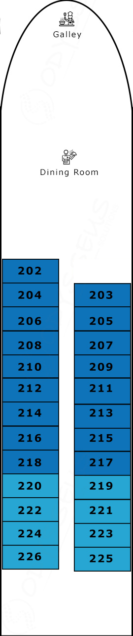 Avalon Artistry II Sapphire Deck deck plan