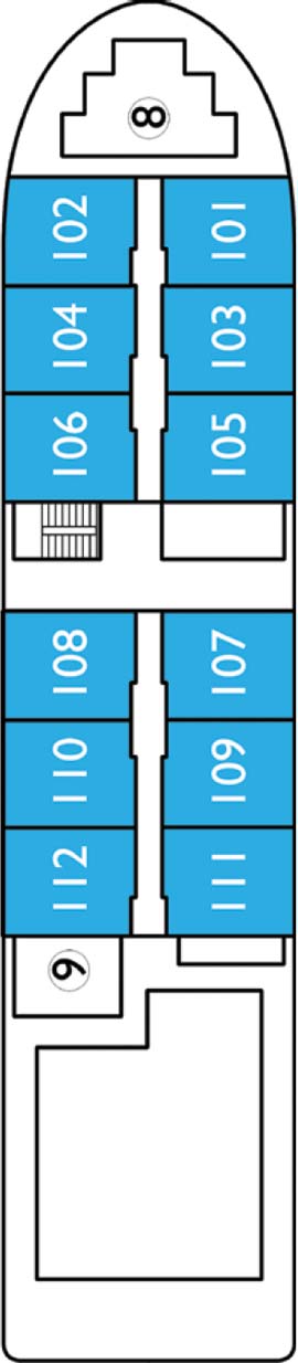 Avalon Saigon Mekong Deck deck plan