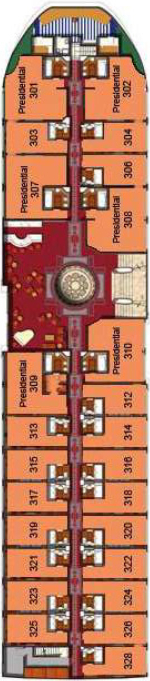 Sonesta St George Deck C deck plan
