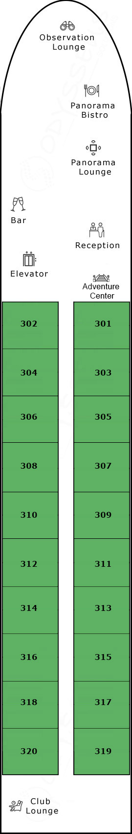 Avalon Alegria Royal Deck deck plan