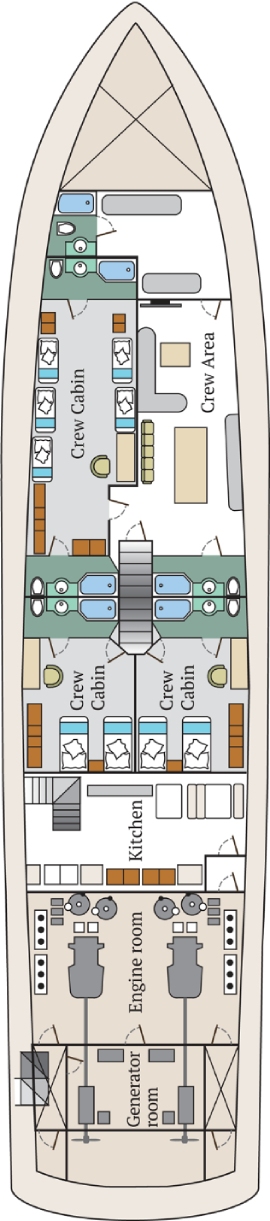 MS Infinity Lower Deck deck plan