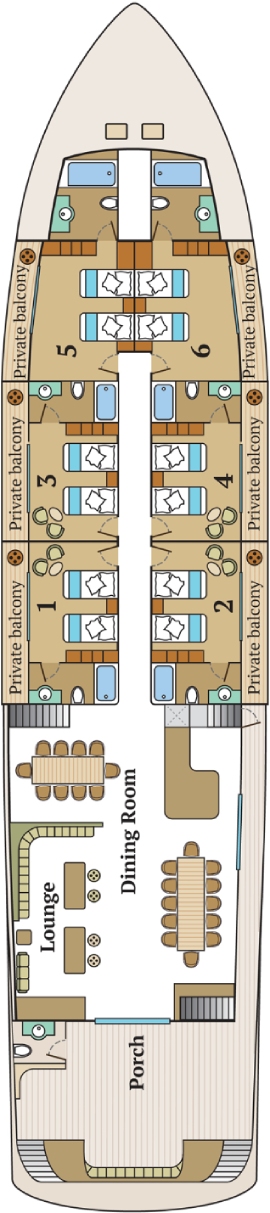 MS Infinity Main Deck deck plan