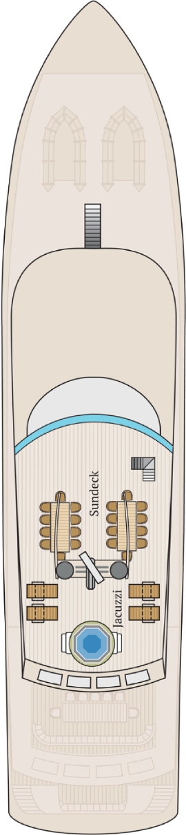 MS Infinity Sun Deck deck plan