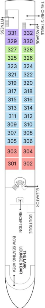 AmaCello Violin Deck deck plan