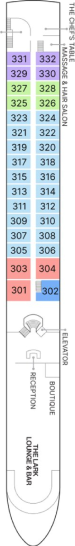AmaDante Violin Deck deck plan