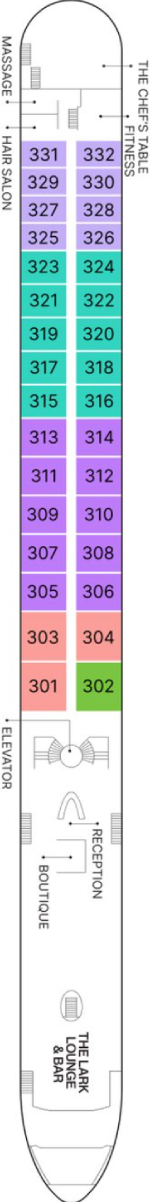 AmaPrima Violin Deck deck plan