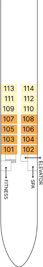 AmaVida Douro Deck deck plan