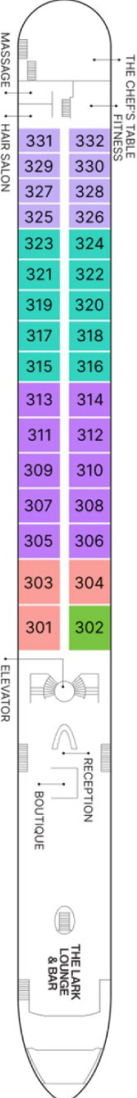 AmaSonata Violin Deck deck plan
