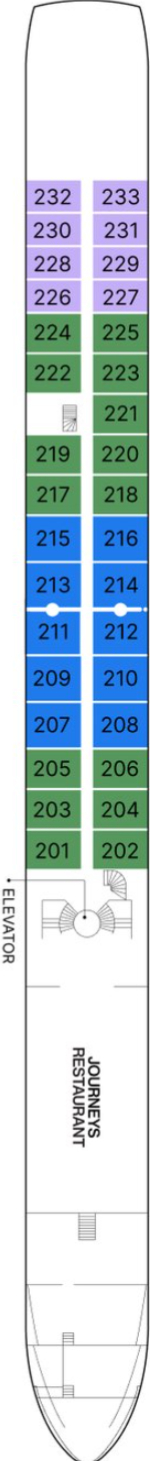 AmaSerena Cello Deck deck plan